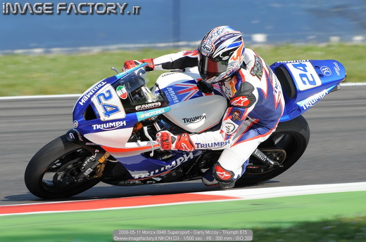 2008-05-11 Monza 0946 Supersport - Garry Mccoy - Triumph 675
